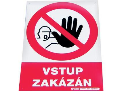 Tabulka 'Vstup zakázán'