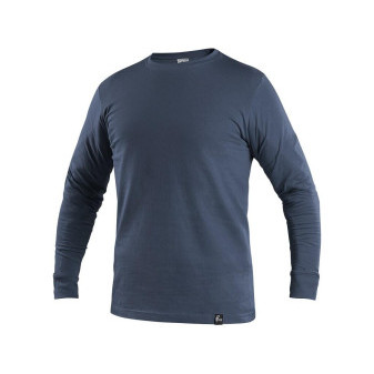 Tričko CXS PETR, dlouhý rukáv, tmavě modré, vel. 3XL