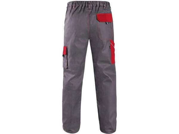 Kalhoty CXS LUXY JOSEF, pánské, šedo-červené, vel. 46