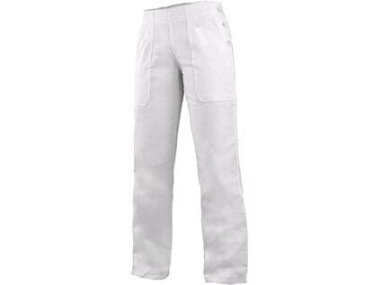 Kalhoty DARJA, pase do gumy, dámské, bílé, vel. 54