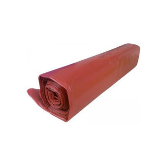 Pytel LDPE 70x110cm T80 červený 15ks/role