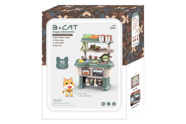 Aga4Kids Plastová kuchyňka HAPPY KITCHEN Zelená