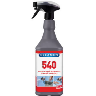 Cleamen 540 bez spłukiwania płyn do dezynfekcji powierzchni i skóry, 1l