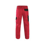 Nohavice CXS LUXY JOSEF, pánske, červeno-čierne, veľ. 50