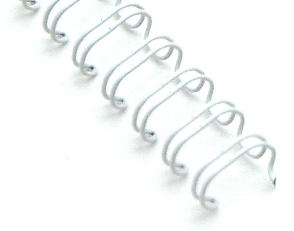 Grzbiet metalowy CN 6,4 mm (1/4 ') biały 100 szt