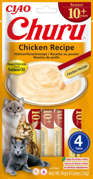 Cat Churu Senior Chicken Recipe 4x14g