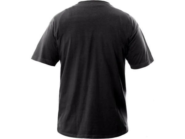 T-shirt z krótkim rękawem DANIEL, czarny, rozmiar L