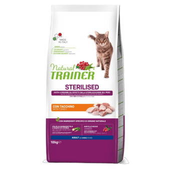 Trainer Natural Cat Sterilised drůbeží maso 10kg
