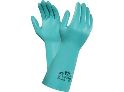 Chemické rukavice ANSELL SOL-VEX 37-695, máčané vo nitrile