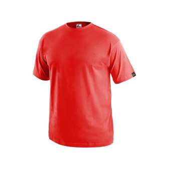 Tričko CXS DANIEL, krátky rukáv, červené