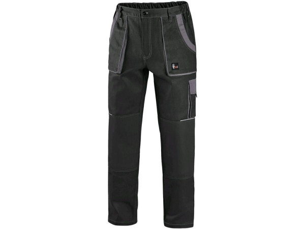 Spodnie CXS LUXY JOSEF, męskie, czarno-szare, rozmiar 68