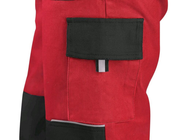 Nohavice CXS LUXY JOSEF, pánske, červeno-čierne, veľ. 58