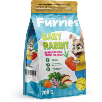 Furries Extrudované Granule Králik Junior