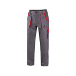 Kalhoty CXS LUXY JOSEF, pánské, šedo-červené, vel. 58