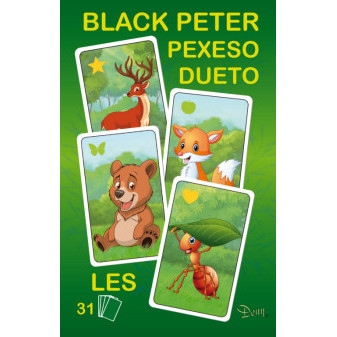 Karty Čierny Peter Les