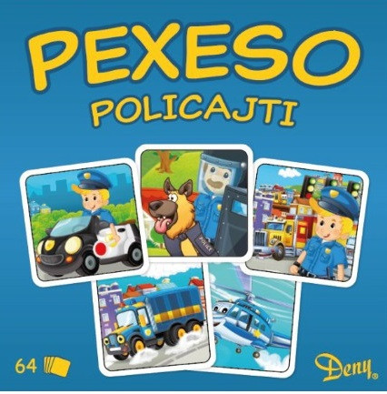 Pexeso Policajti v krabičce