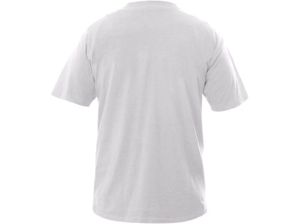 Koszulka CXS DANIEL, krótki rękaw, jasnoszare pasemka, rozmiar 3XL
