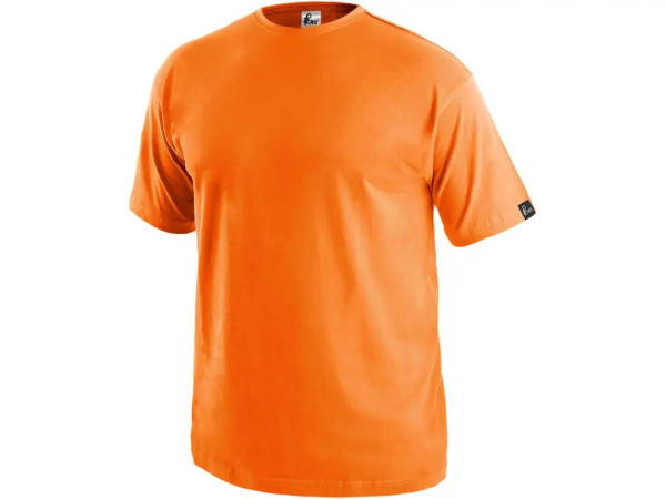 Tričko CXS DANIEL, krátky rukáv, oranžové, veľ. 3XL