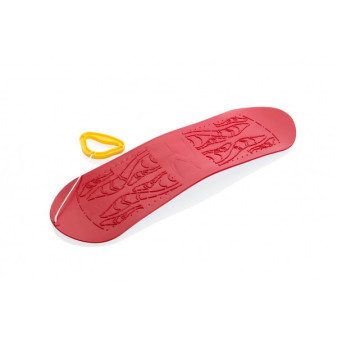 Snowboard plastikowy 70cm czerwony