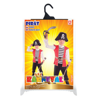 Dětský kostým pirát s kloboukem (M)