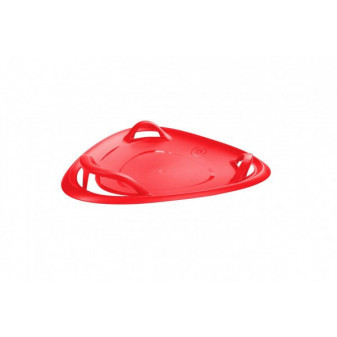 Sněžný talíř Meteor červený plast průměr 60cm