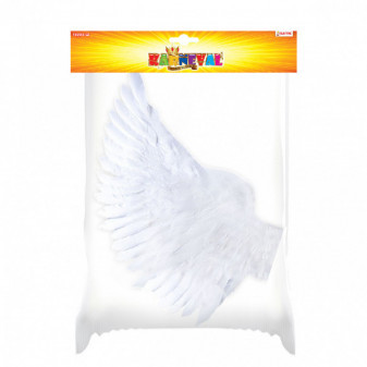 Andělská křídla bílá se třpytkami