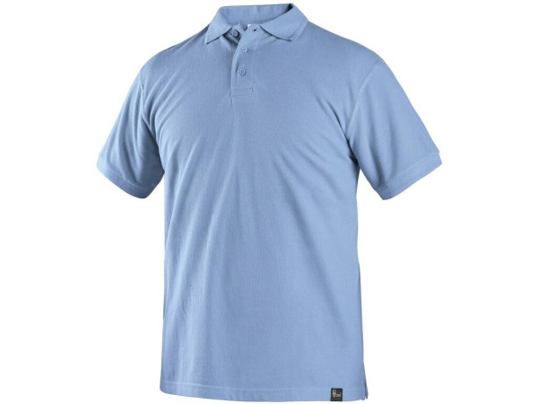 Koszulka polo CXS MICHAEL, krótki rękaw, błękitna