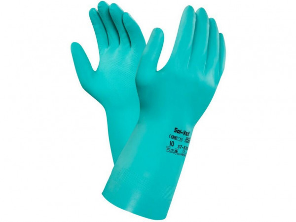 Rękawice ANSELL SOL-VEX 37-676, kwasoodporne