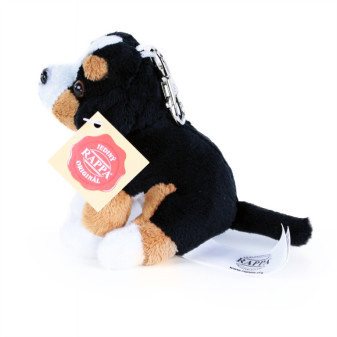 Plyšová klíčenka / přívěšek pes bernský salašnický sedící 9 cm ECO-FRIENDLY