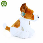 Plyšový pes jack russell teriér sedící 30 cm ECO-FRIENDLY