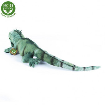 Pluszowa zielona iguana 70 cm EKOLOGICZNA