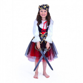 Dětský kostým pirátka (S)