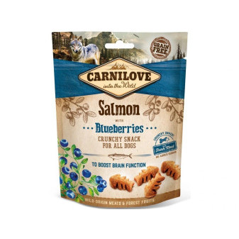 Carnilove Dog Crunchy Snack Salmon,Blueberries,meat 200g