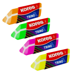 Kores Pryž TRINO, trojhranná, barevný mix 40503