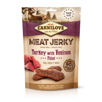 Carnilove Jerky morčacie filet so zverinou 100 g