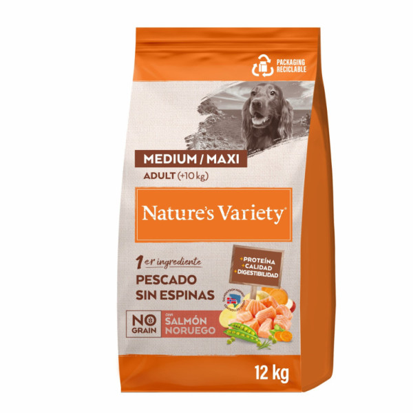 Nature´s variety original pro střední psy s lososem 12kg