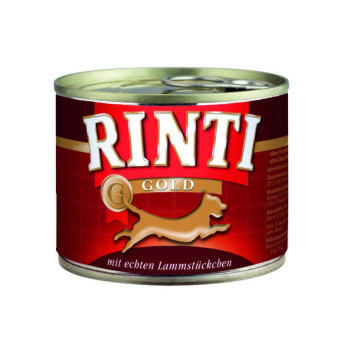 Finnern Rinti Gold konzerva pre psov jahňa 185g