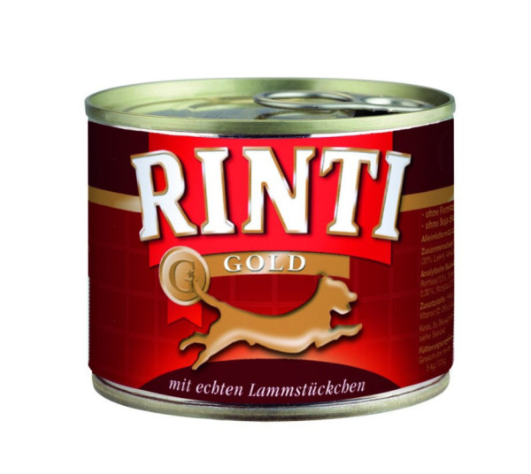 Finnern Rinti Gold konzerva pro psy jehně 185g