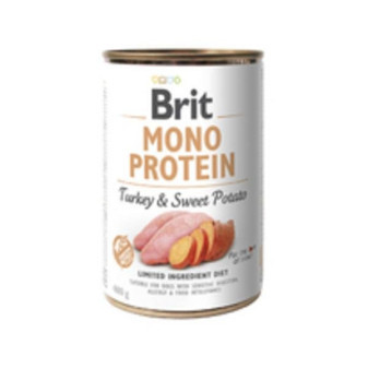 Konzerva Brit Mono Protein Turkey & Sweet Potato 400g