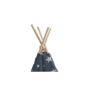 Aga4Kids Dětské Teepee Hvězdy Tmavě modrá