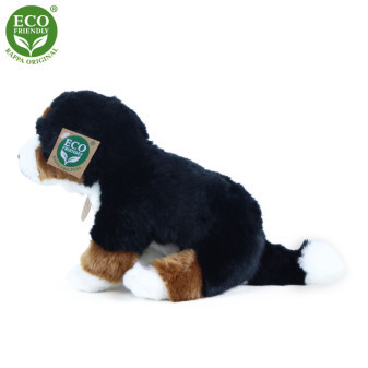Plyšový bernský salašnický pes sedící 25 cm ECO-FRIENDLY
