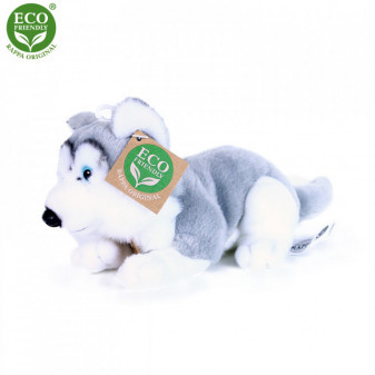 Plyšový pes husky 17 cm ECO-FRIENDLY