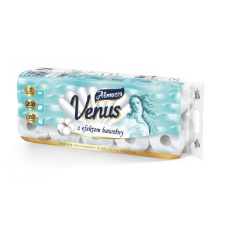 Toaletní papír Almusso Venus Lazur azurový 10 ks v balení 3vrstvý
