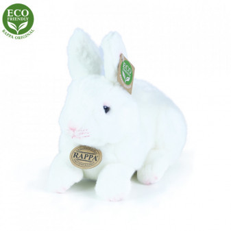 Plyšový králik biely ležiaci 23 cm ECO-FRIENDLY