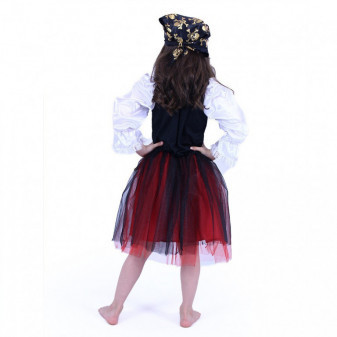Dziecięcy kostium pirata z szalikiem (S) e-opakowanie