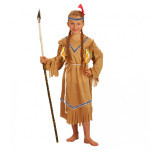 Indyjski kostium dla dzieci z nakryciem głowy (M) e-opakowanie