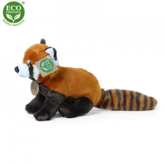 Plyšová panda červená 20 cm ECO-FRIENDLY