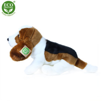 Plyšový basset 32 cm ECO-FRIENDLY