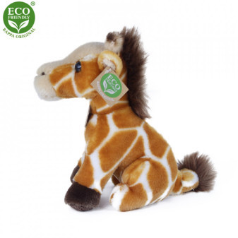 Plyšová žirafa sediaca 18 cm ECO-FRIENDLY