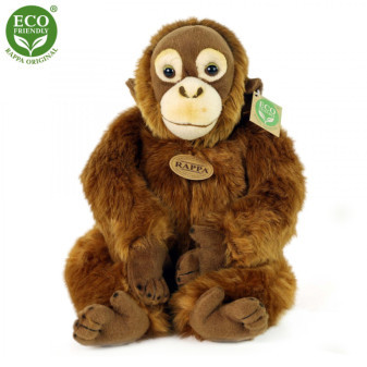 Plyšová opica orangutan 27 cm ECO-FRIENDLY